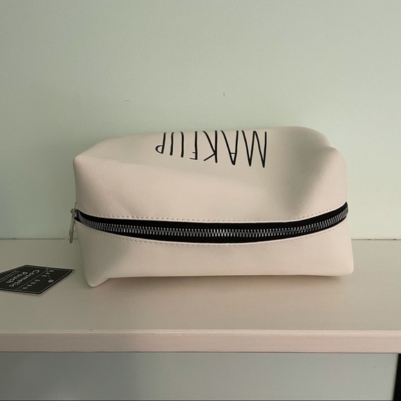 Rae Dunn NWT Cosmetics Pouch Makeup Bag Toiletries - Picture 3 of 6